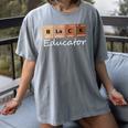 Educator Science Teacher Melanin Educator Science Women's Comfort Colors T-Shirt Gray Educator Science Teacher Melanin Educator Science Women's Comfort Colors T-Shirt Gray
