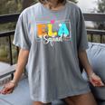 ELA Squad Teacher Back To School English Language Arts Women's Comfort Colors T-Shirt Gray