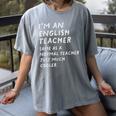 English Teacher Definition Women's Comfort Colors T-Shirt Gray
