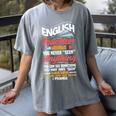English Teacher Women's Comfort Colors T-Shirt Gray