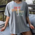 Equality Inclusion Diversity Equity Love Never Fails Teacher Women's Comfort Colors T-Shirt Gray