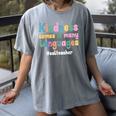 ESL Teacher English As A Second Language Teacher Women's Comfort Colors T-Shirt Gray ESL Teacher English As A Second Language Teacher Women's Comfort Colors T-Shirt Gray