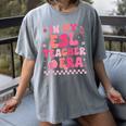 In My Esl Teacher Era Back To School ESL Teacher Groovy Women's Comfort Colors T-Shirt Gray In My Esl Teacher Era Back To School ESL Teacher Groovy Women's Comfort Colors T-Shirt Gray