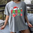 FA LA 8 Christmas Santa FA La Math Teacher Student Women's Comfort Colors T-Shirt Gray