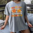 Fall In Love With Learning Autumn Pumpkin Fall Teacher Kids Women's Comfort Colors T-Shirt Gray Fall In Love With Learning Autumn Pumpkin Fall Teacher Kids Women's Comfort Colors T-Shirt Gray