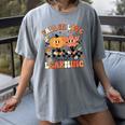 Fall In Love With Learning Teacher Retro Thanksgiving Women's Comfort Colors T-Shirt Gray Fall In Love With Learning Teacher Retro Thanksgiving Women's Comfort Colors T-Shirt Gray