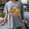 Fall In Love With Reading Book Autumn Pumpkins And Teachers Women's Comfort Colors T-Shirt Gray Fall In Love With Reading Book Autumn Pumpkins And Teachers Women's Comfort Colors T-Shirt Gray