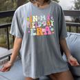 In My Field Day Era Teacher Kids Cute Groovy Field Day Women's Comfort Colors T-Shirt Gray