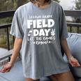 Field Day Second 2nd Grade Orange 2025 Boy Girl Teacher Women's Comfort Colors T-Shirt Gray