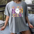 First Grade Boo Crew Teacher Student Halloween Costume Women's Comfort Colors T-Shirt Gray First Grade Boo Crew Teacher Student Halloween Costume Women's Comfort Colors T-Shirt Gray