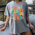 In My First Grade Era 1st Grade Teacher Back To School Women's Comfort Colors T-Shirt Gray