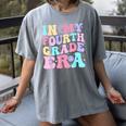 In My Fourth Grade Era Girl Back To School 4th Grade Teacher Women's Comfort Colors T-Shirt Gray