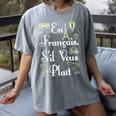 French Teacher En Francais S'Il Vous Plait End Of Year Women's Comfort Colors T-Shirt Gray French Teacher En Francais S'Il Vous Plait End Of Year Women's Comfort Colors T-Shirt Gray