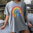 Fri-Yay Friyay Rainbow Colors Teacher Childrens Fun Designs Women's Comfort Colors T-Shirt Gray Fri-Yay Friyay Rainbow Colors Teacher Childrens Fun Designs Women's Comfort Colors T-Shirt Gray