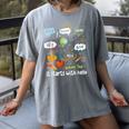 Friendship Inclusion Language Teacher It Starts With Hello Women's Comfort Colors T-Shirt Gray Friendship Inclusion Language Teacher It Starts With Hello Women's Comfort Colors T-Shirt Gray