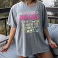 Full Heart Daycare Provider Nanny Au Pair Pre-K Teacher Women's Comfort Colors T-Shirt Gray