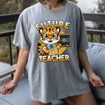 Future Teacher Graphic For Boys Inspiring Young Minds Women's Comfort Colors T-Shirt Gray