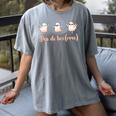 Ghost Ballet Dancer Halloween Dance Teacher Pas De Boo-Rée Women's Comfort Colors T-Shirt Gray Ghost Ballet Dancer Halloween Dance Teacher Pas De Boo-Rée Women's Comfort Colors T-Shirt Gray