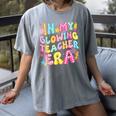 In My Glowing Teacher Era Teaching Back To School Women's Comfort Colors T-Shirt Gray In My Glowing Teacher Era Teaching Back To School Women's Comfort Colors T-Shirt Gray