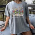 Groovy I Teach Tiny Humans About Jesus Christian Teacher Women's Comfort Colors T-Shirt Gray Groovy I Teach Tiny Humans About Jesus Christian Teacher Women's Comfort Colors T-Shirt Gray