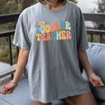 Groovy Toddler Teacher Appreciation Back To School Women's Comfort Colors T-Shirt Gray Groovy Toddler Teacher Appreciation Back To School Women's Comfort Colors T-Shirt Gray