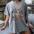 Halloween Alphabet ABCs Learning Kindergarten Teacher Women's Comfort Colors T-Shirt Gray