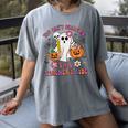 Halloween You Can't Scare Me I'm A School Teacher's Aide Women's Comfort Colors T-Shirt Gray Halloween You Can't Scare Me I'm A School Teacher's Aide Women's Comfort Colors T-Shirt Gray