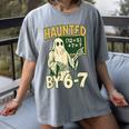 Halloween Costume Haunted By 67 Ghost Math Teacher Professor Women's Comfort Colors T-Shirt Gray Halloween Costume Haunted By 67 Ghost Math Teacher Professor Women's Comfort Colors T-Shirt Gray