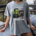 Halloween Monster Math Pun Teacher Humor Women's Comfort Colors T-Shirt Gray Halloween Monster Math Pun Teacher Humor Women's Comfort Colors T-Shirt Gray
