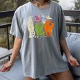 Halloween SPED Teacher Boo In ASL Boo Hands Sign Language Women's Comfort Colors T-Shirt Gray