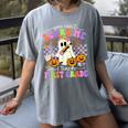 Halloween Teacher You Can't Scare Me I Teach First Grade Women's Comfort Colors T-Shirt Gray