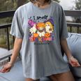Halloween Teacher Smell a Tiny Human Ghost Spooky Season Women's Comfort Colors T-Shirt Gray Halloween Teacher Smell a Tiny Human Ghost Spooky Season Women's Comfort Colors T-Shirt Gray