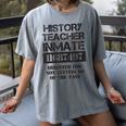 Halloween History Teacher Prisoner Costume Women's Comfort Colors T-Shirt Gray Halloween History Teacher Prisoner Costume Women's Comfort Colors T-Shirt Gray