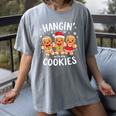 Hanging With My Cookies Gingerbread Christmas Teacher Xmas Women's Comfort Colors T-Shirt Gray Hanging With My Cookies Gingerbread Christmas Teacher Xmas Women's Comfort Colors T-Shirt Gray
