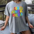 Happy 100th Day Of School 100 Days Brighter Girls Teacher Women's Comfort Colors T-Shirt Gray