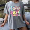 Happy 100th Day Of School 100 Days Brighter Teachers Kids Women's Comfort Colors T-Shirt Gray