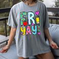 Happy Fri-Yay Friday Lovers Fun Teacher Life FriYay Weekend Women's Comfort Colors T-Shirt Gray Happy Fri-Yay Friday Lovers Fun Teacher Life FriYay Weekend Women's Comfort Colors T-Shirt Gray