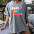 Happy Fri-Yay Friday Lovers Fun Teacher Life Weekend Women's Comfort Colors T-Shirt Gray Happy Fri-Yay Friday Lovers Fun Teacher Life Weekend Women's Comfort Colors T-Shirt Gray