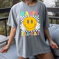 Happy Fri-Yay Teacher Friday Weekend School Women's Comfort Colors T-Shirt Gray