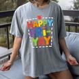 Happy Fri-Yay Teacher Life Weekend Pun Happy Friday Women's Comfort Colors T-Shirt Gray
