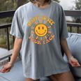 Happy To See Your Face Retro Happy Teacher Back To School Women's Comfort Colors T-Shirt Gray Happy To See Your Face Retro Happy Teacher Back To School Women's Comfort Colors T-Shirt Gray