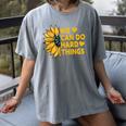 We Can Do Hard Things Kids Teacher Back To School Women's Comfort Colors T-Shirt Gray We Can Do Hard Things Kids Teacher Back To School Women's Comfort Colors T-Shirt Gray