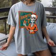 Haunted By 6-7 Six Seven 67 Math Teacher Halloween Skeleton Women's Comfort Colors T-Shirt Gray Haunted By 6-7 Six Seven 67 Math Teacher Halloween Skeleton Women's Comfort Colors T-Shirt Gray