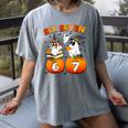 Haunted By 67 Boo Ghost Pumpkin Halloween Teacher Women's Comfort Colors T-Shirt Gray Haunted By 67 Boo Ghost Pumpkin Halloween Teacher Women's Comfort Colors T-Shirt Gray