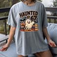 Haunted By 67 Teacher Ghost Pumpkin Halloween Costum Women's Comfort Colors T-Shirt Gray Haunted By 67 Teacher Ghost Pumpkin Halloween Costum Women's Comfort Colors T-Shirt Gray