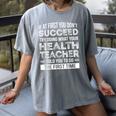 Health Teacher Tshirt Appreciation For Men Women Women's Comfort Colors T-Shirt Gray