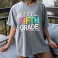 Hello Fifth Grade Teacher Student 5th Grade Back To School Women's Comfort Colors T-Shirt Gray Hello Fifth Grade Teacher Student 5th Grade Back To School Women's Comfort Colors T-Shirt Gray