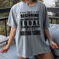 High School Teacher Personalized Women's Comfort Colors T-Shirt Gray High School Teacher Personalized Women's Comfort Colors T-Shirt Gray