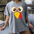 Hilarious Turkey Halloween Thanksgiving Teacher Nurse Women's Comfort Colors T-Shirt Gray Hilarious Turkey Halloween Thanksgiving Teacher Nurse Women's Comfort Colors T-Shirt Gray