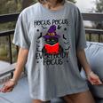 Hocus Pocus Everybody Focus Halloween Teacher For Men Women Women's Comfort Colors T-Shirt Gray Hocus Pocus Everybody Focus Halloween Teacher For Men Women Women's Comfort Colors T-Shirt Gray